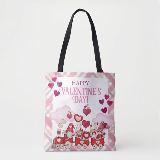 Tote Bag Saint-Valentin en train (Devant)