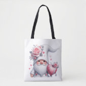 Tote Bag Saint Valentin Gnome Fourre-tout (Devant)