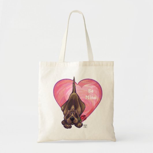 Tote Bag Saint-Valentin Hound Dog (Devant)