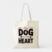 Tote Bag Saint-Valentin Maman de Chien (Dos)