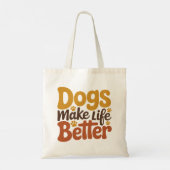 Tote Bag Saint-Valentin Maman de Chien (Dos)