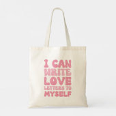 Tote Bag Saint-Valentin rétro Amour de soi (Dos)