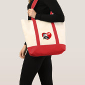 Tote Bag Saint-Valentin Shih Tzu (Devant (produit))