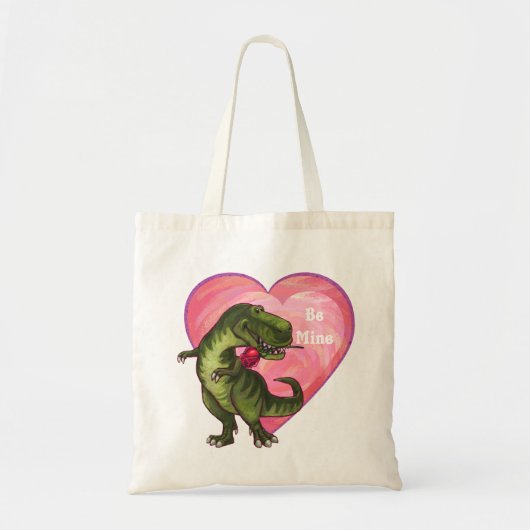 Tote Bag Saint Valentin Tyrannosaurus (Devant)