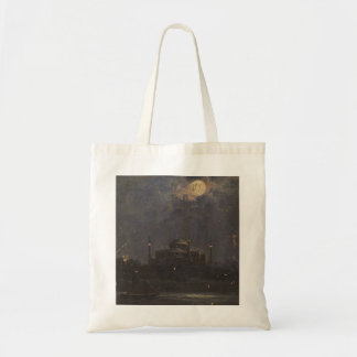 Tote Bag Sainte-Sophie ou Mosquée Bleue Istanbul Peinture
