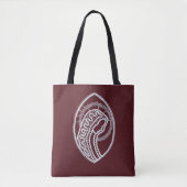 Tote Bag Sainte Vierge Marie, dentelle (Devant)