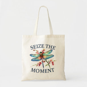 Tote Bag Saisir Le Moment - libellule Artistique