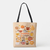 Tote Bag Saison Citrouille épicée (Dos)