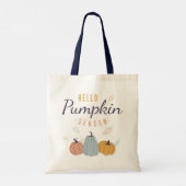 Tote Bag Saison Citrouille Hello (Dos)