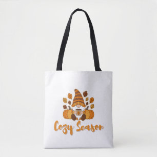 Tote Bag Saison cosy Design esthétique automne pour Lov d