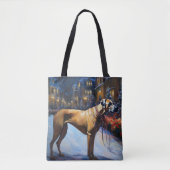 Tote Bag Saison de Noël de Rhodesian Ridgeback (Devant)