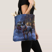 Tote Bag Saison de Noël des bovins australiens (De près)