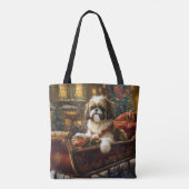 Tote Bag Saison de Noël Shih Tzu (Dos)