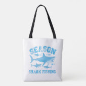 Tote Bag saison de pêche au requin (Dos)