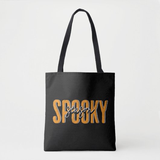 Tote Bag saison éffrayante (Devant)