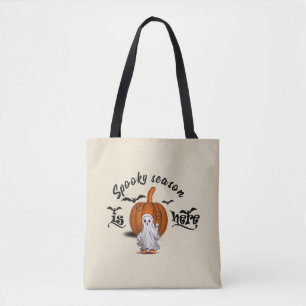 Tote Bag saison éffrayante ici drôle halloween