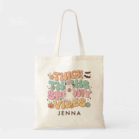 Tote Bag Saison éffrayante Rétro Super (Devant)