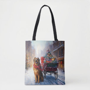 Tote Bag Saison festive de Noël de Setter en Irlande