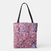 Tote Bag Sakura Pink Cherry Blossom Sky (Dos)