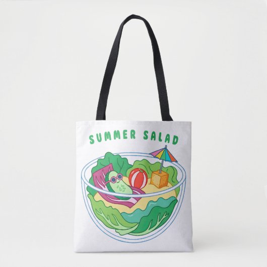 Tote Bag Salade d'été (Devant)
