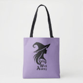 Tote Bag Salem Witch Academy Halloween Wiccan sorcières (Devant)