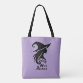 Tote Bag Salem Witch Academy Halloween Wiccan sorcières (Dos)