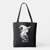 Tote Bag Salem Witch Academy Halloween Wiccan sorcières (Dos)