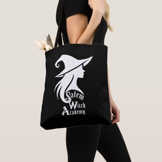 Tote Bag Salem Witch Academy Halloween Wiccan sorcières (De près)