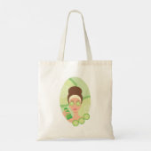 Tote Bag Salon de beauté facial Spa concombre (Dos)