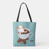 Tote Bag Salon de chat au café (Dos)