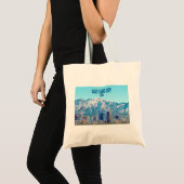 Tote Bag Salt Lake City Utah Downtown Vintage (Devant (produit))