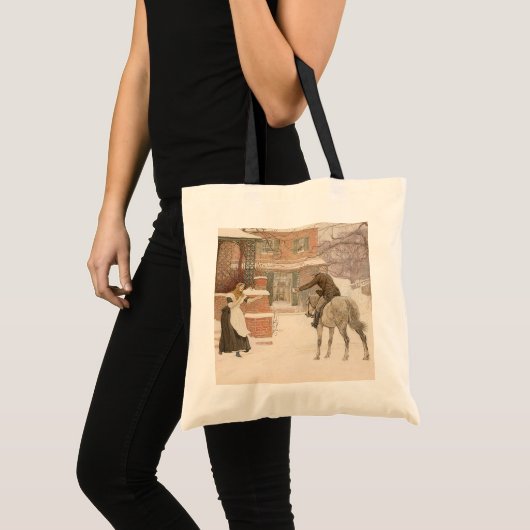 Tote Bag Saluer le facteur par Robert Walker Macbeth (Devant (produit))