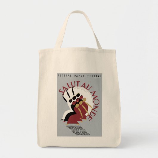Tote Bag Salut Au Monde (Devant)