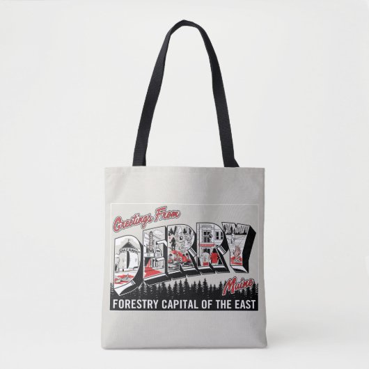 Tote Bag Salutation De Derry Maine (Devant)