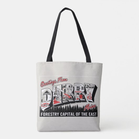 Tote Bag Salutation De Derry Maine (Dos)
