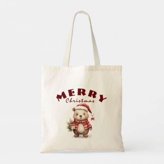Tote Bag Salutation de Noël (Dos)