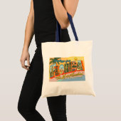 Tote Bag Salutations de Floride vintage (Devant (produit))