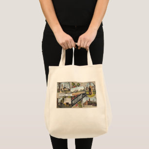 Tote Bag Salutations de Morristown NJ Vintage Style