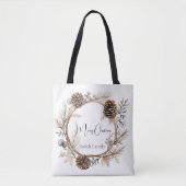 Tote Bag Salutations de Noël (Devant)