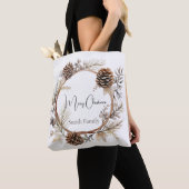 Tote Bag Salutations de Noël (De près)