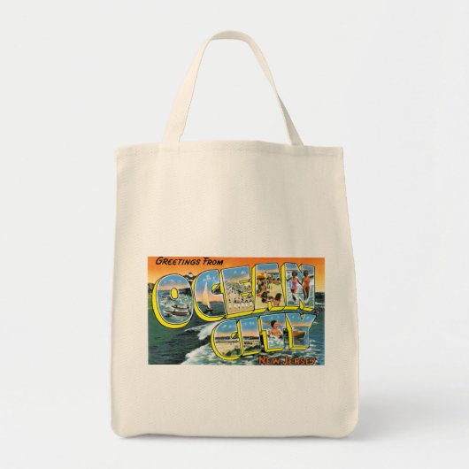 Tote Bag Salutations De Ocean City, NJ (Devant)