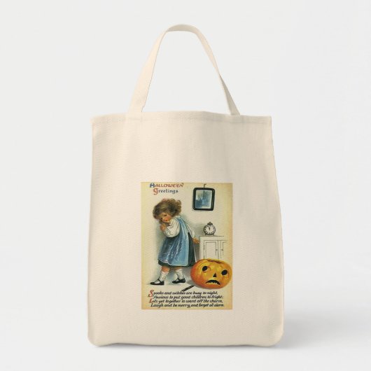 Tote Bag Salutations d'Halloween vintage (Devant)