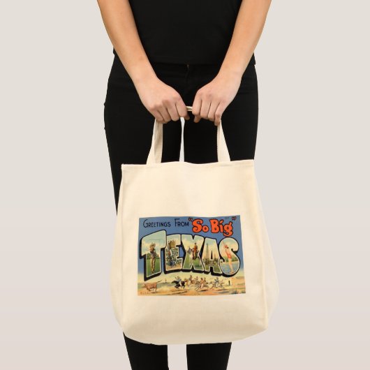 Tote Bag Salutations du Texas (Devant (produit))