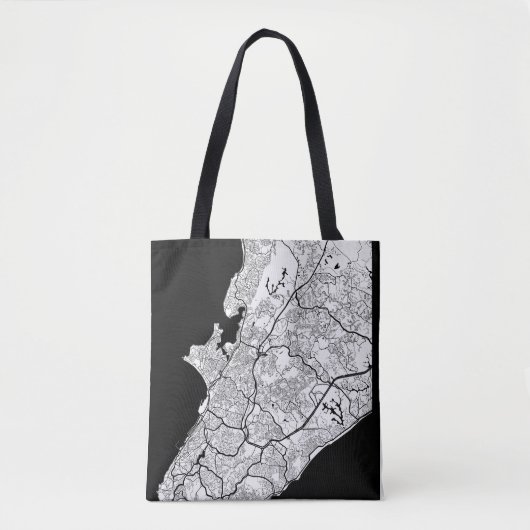 Tote Bag Salvador Brazil Map (Devant)