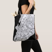 Tote Bag Salvador Brazil Map (De près)