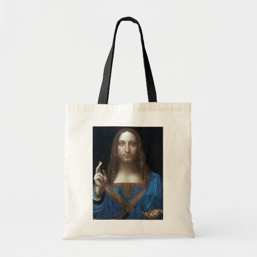 Tote Bag Salvator Mundi, Jésus Christ, Léonard de Vinci (Devant)