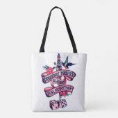 Tote Bag Samedi soir, ça va pour combattre (Dos)