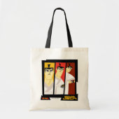 Tote Bag Samurai Jack Caractère Tri-Panel Futuristic Frame (Devant)
