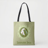Tote Bag Samurai Jack Leaping Graphic (Devant)