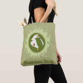 Tote Bag Samurai Jack Leaping Graphic (De près)